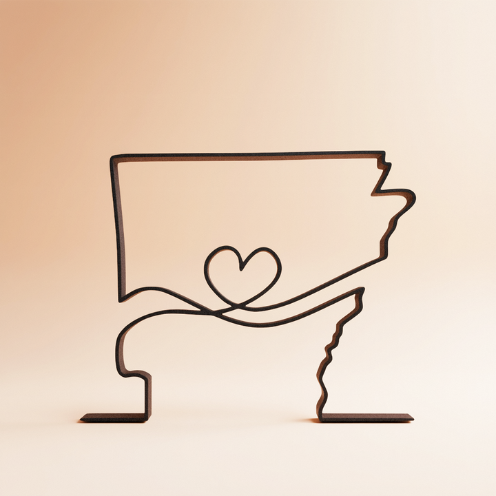 US States - Line Art Sculptures