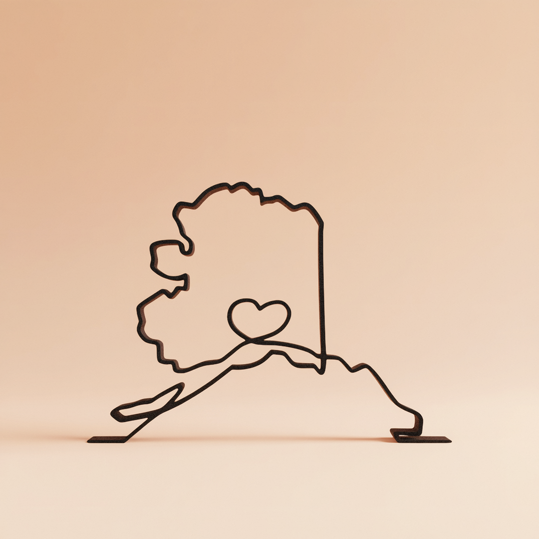 US States - Line Art Sculptures