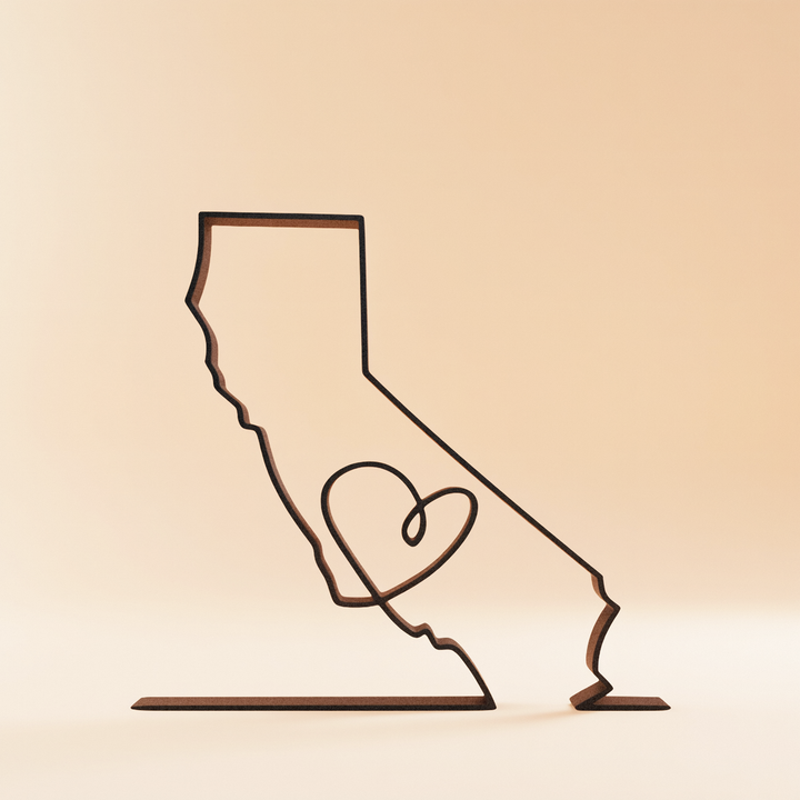 US States - Line Art Sculptures