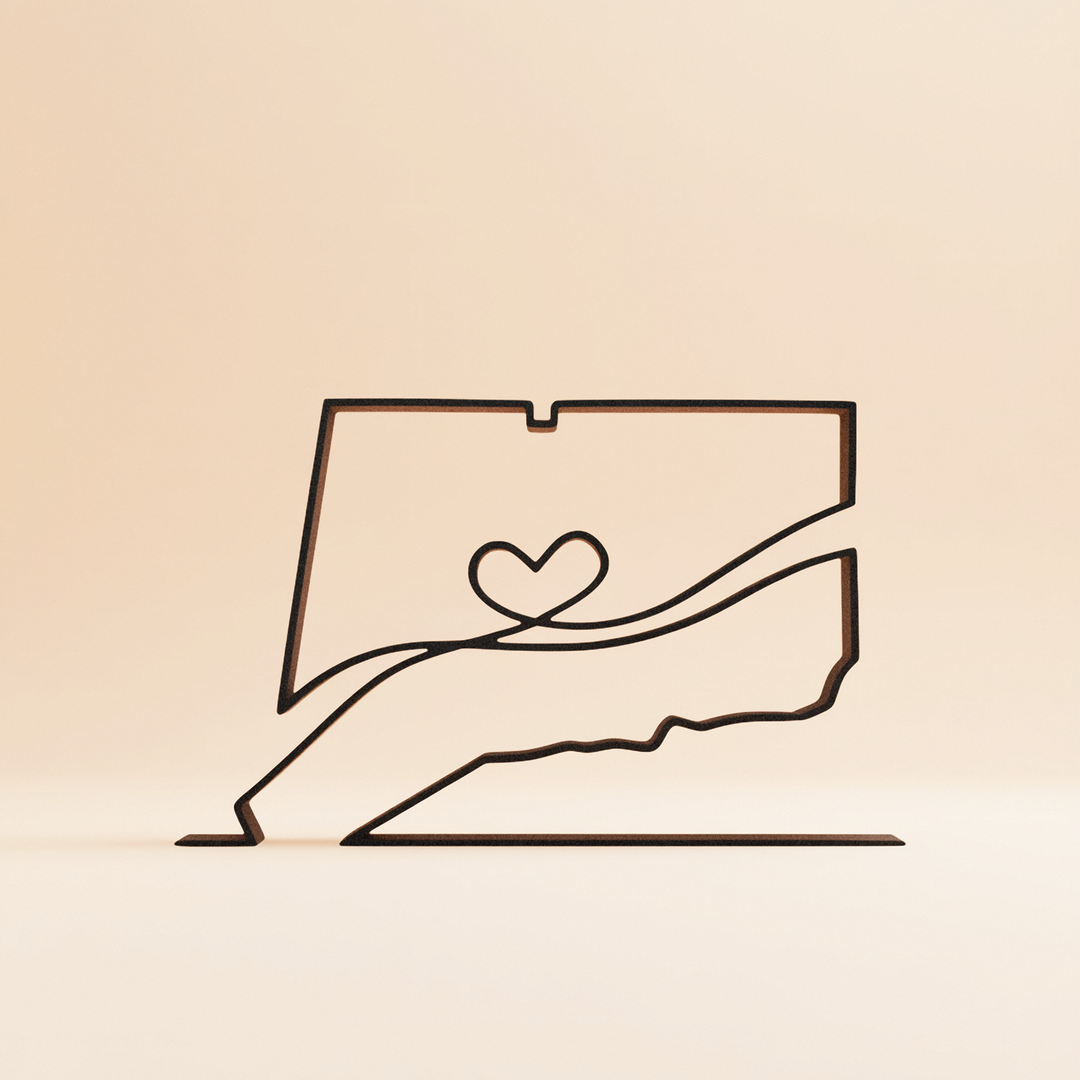 US States - Line Art Sculptures