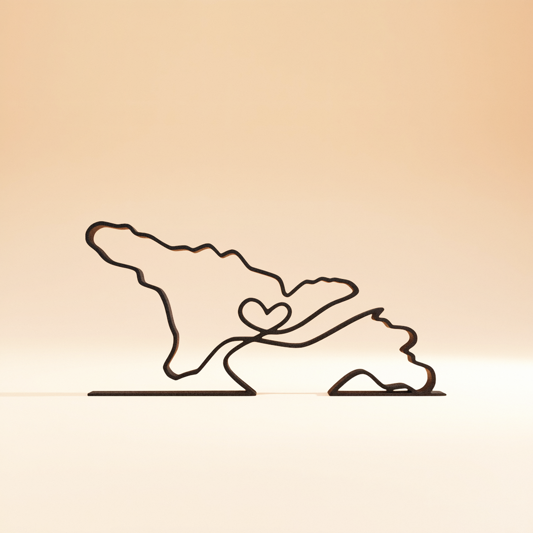 US States - Line Art Sculptures