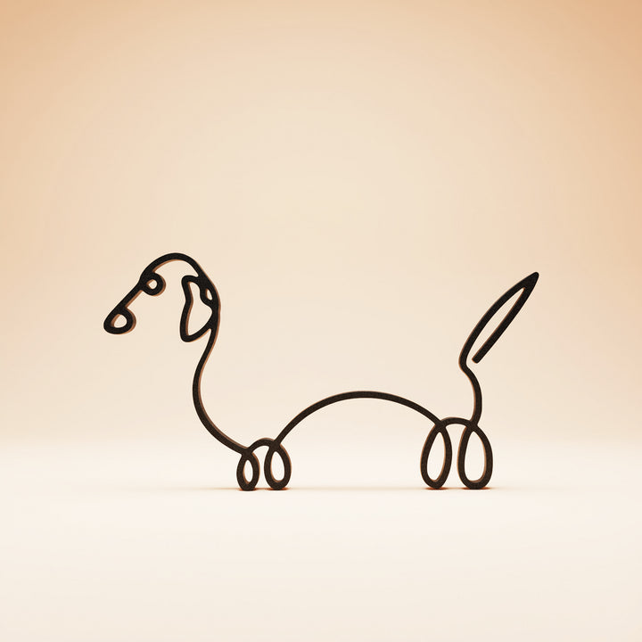 Dog Breeds - Line Art Sculptures
