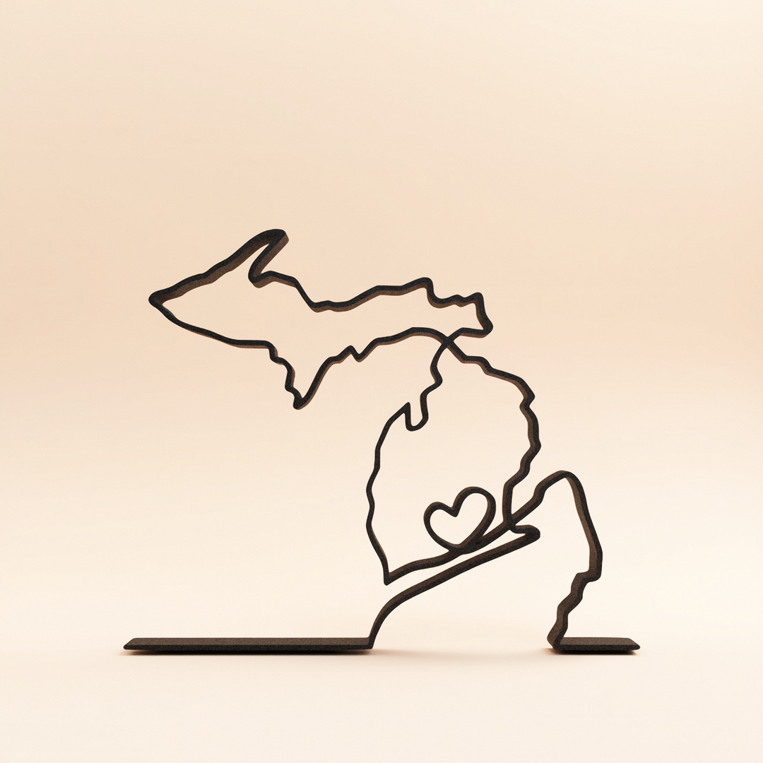 US States - Line Art Sculptures