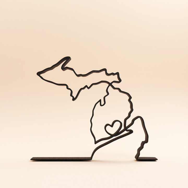 US States - Line Art Sculptures