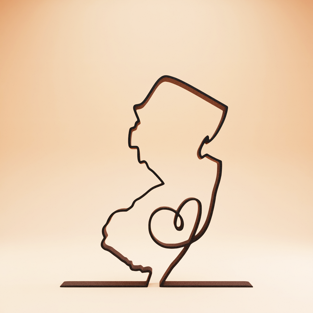 US States - Line Art Sculptures