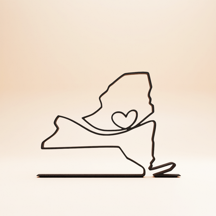 US States - Line Art Sculptures