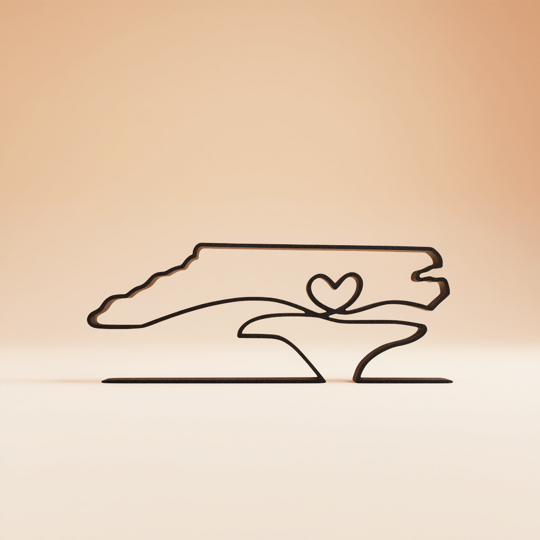 US States - Line Art Sculptures