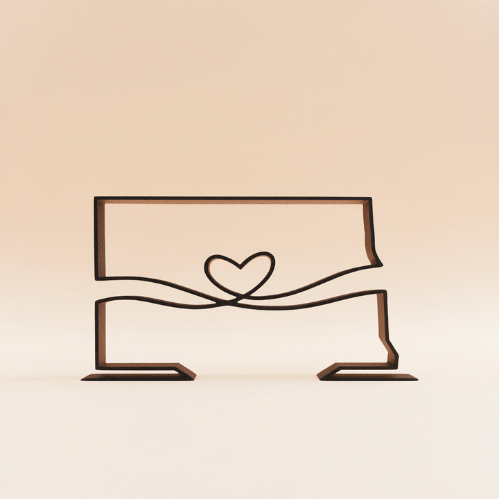 US States - Line Art Sculptures