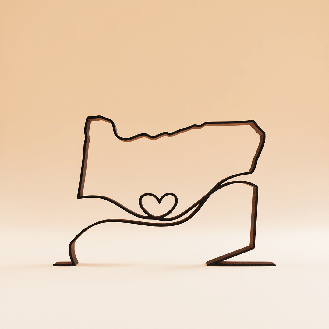 US States - Line Art Sculptures