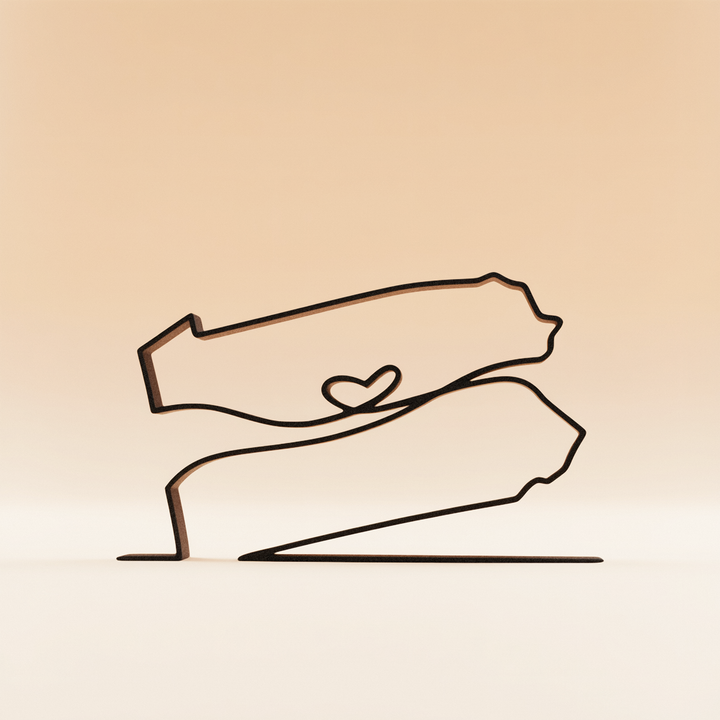 US States - Line Art Sculptures
