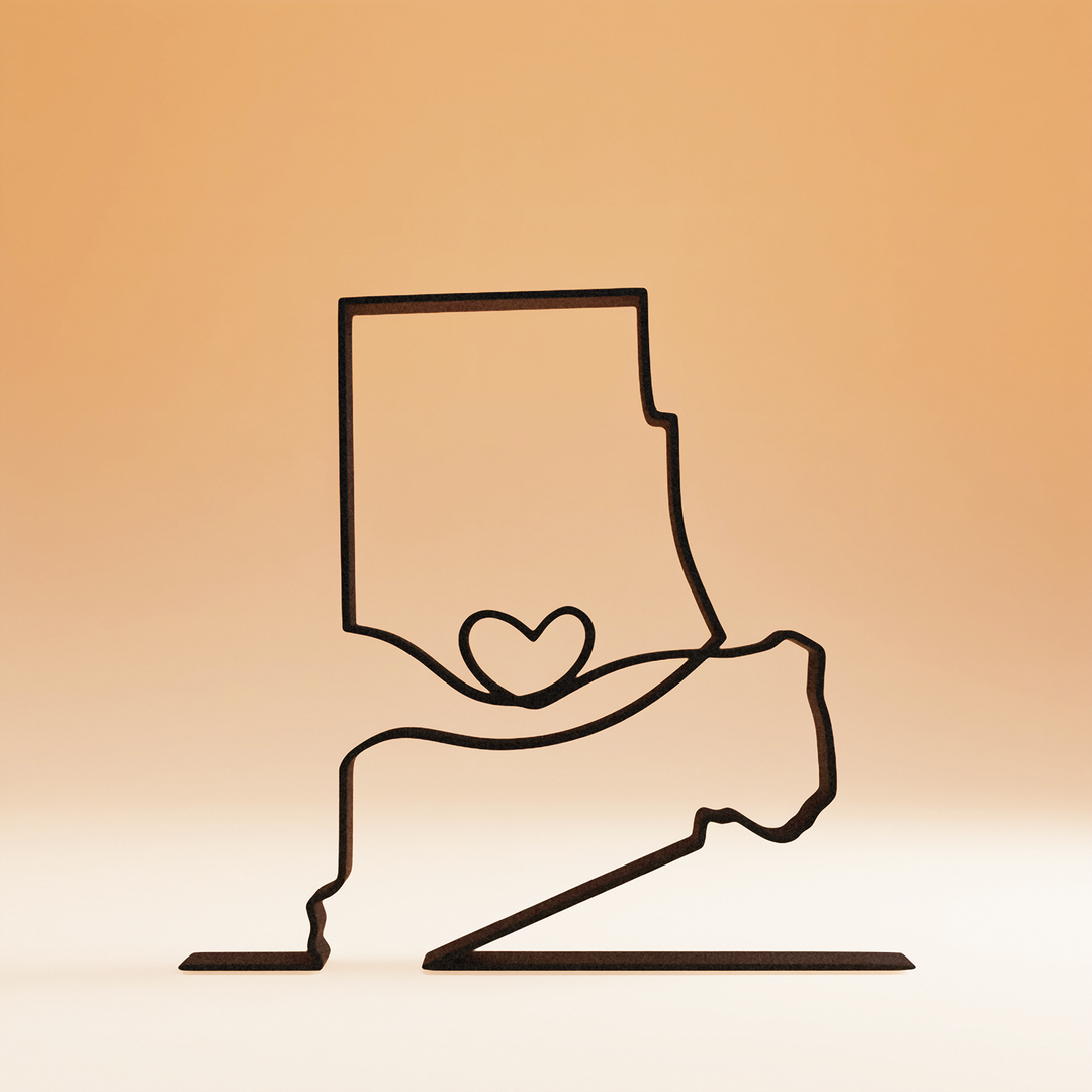 US States - Line Art Sculptures