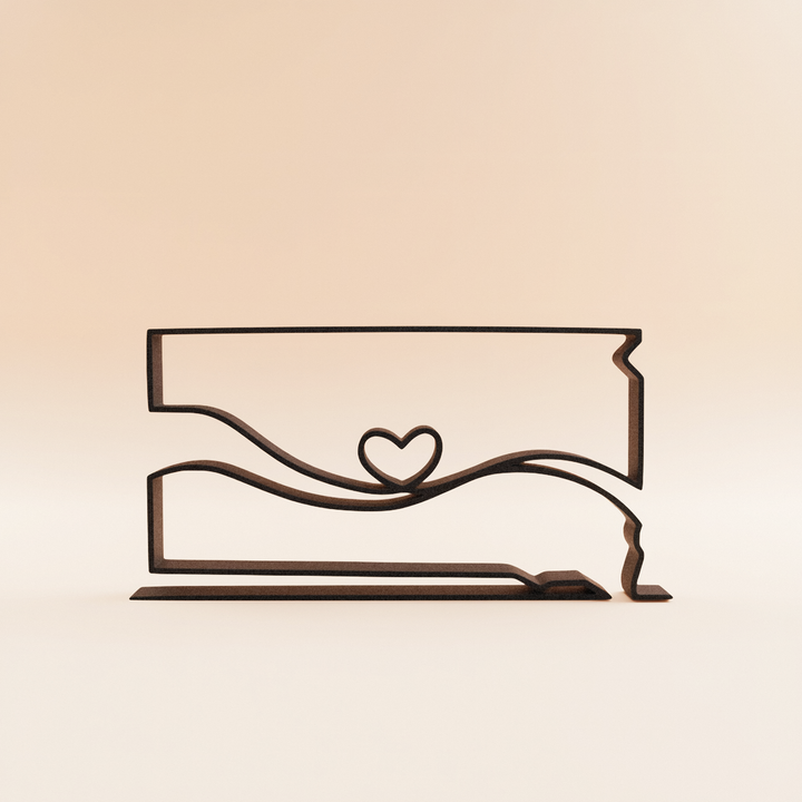 US States - Line Art Sculptures