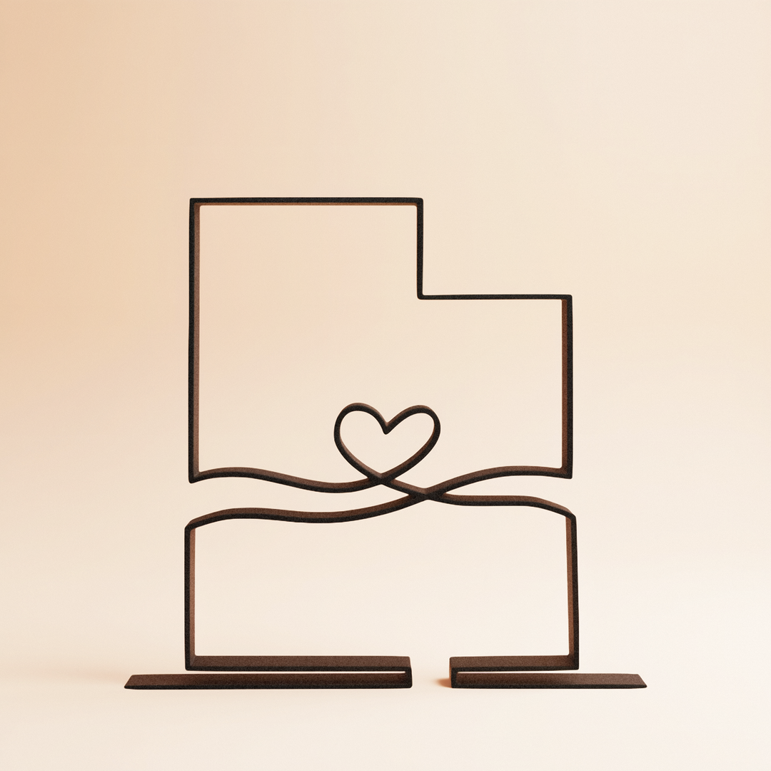 US States - Line Art Sculptures