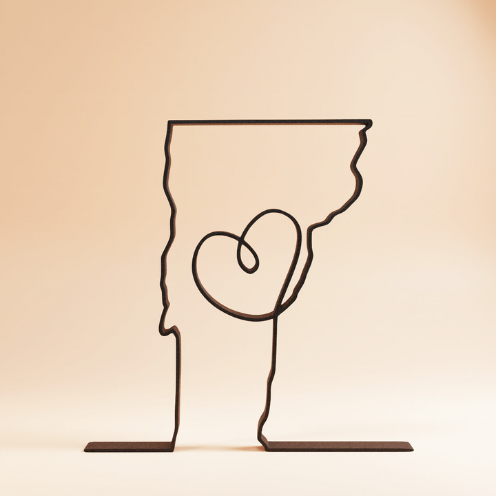 US States - Line Art Sculptures