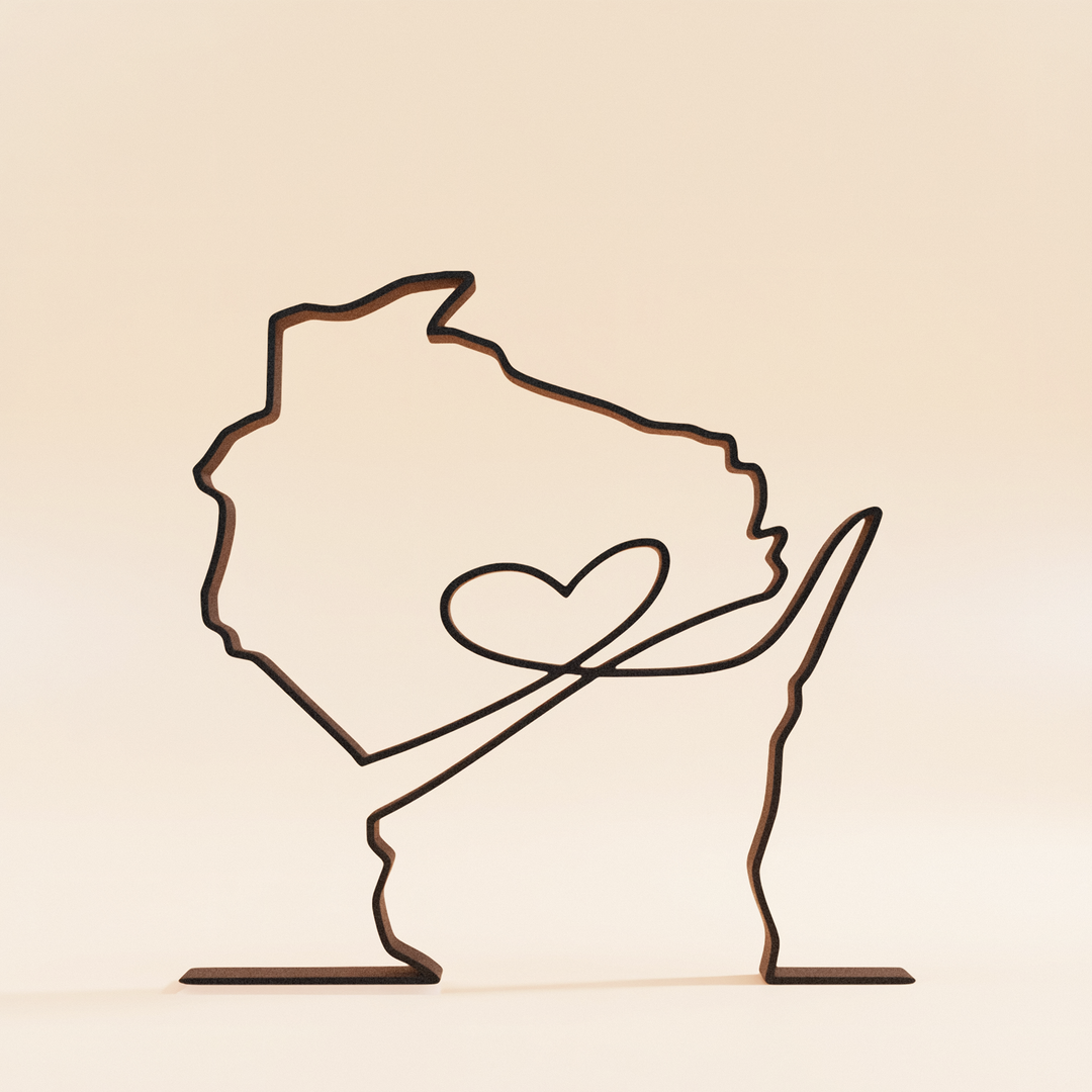 US States - Line Art Sculptures
