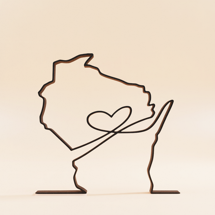 US States - Line Art Sculptures