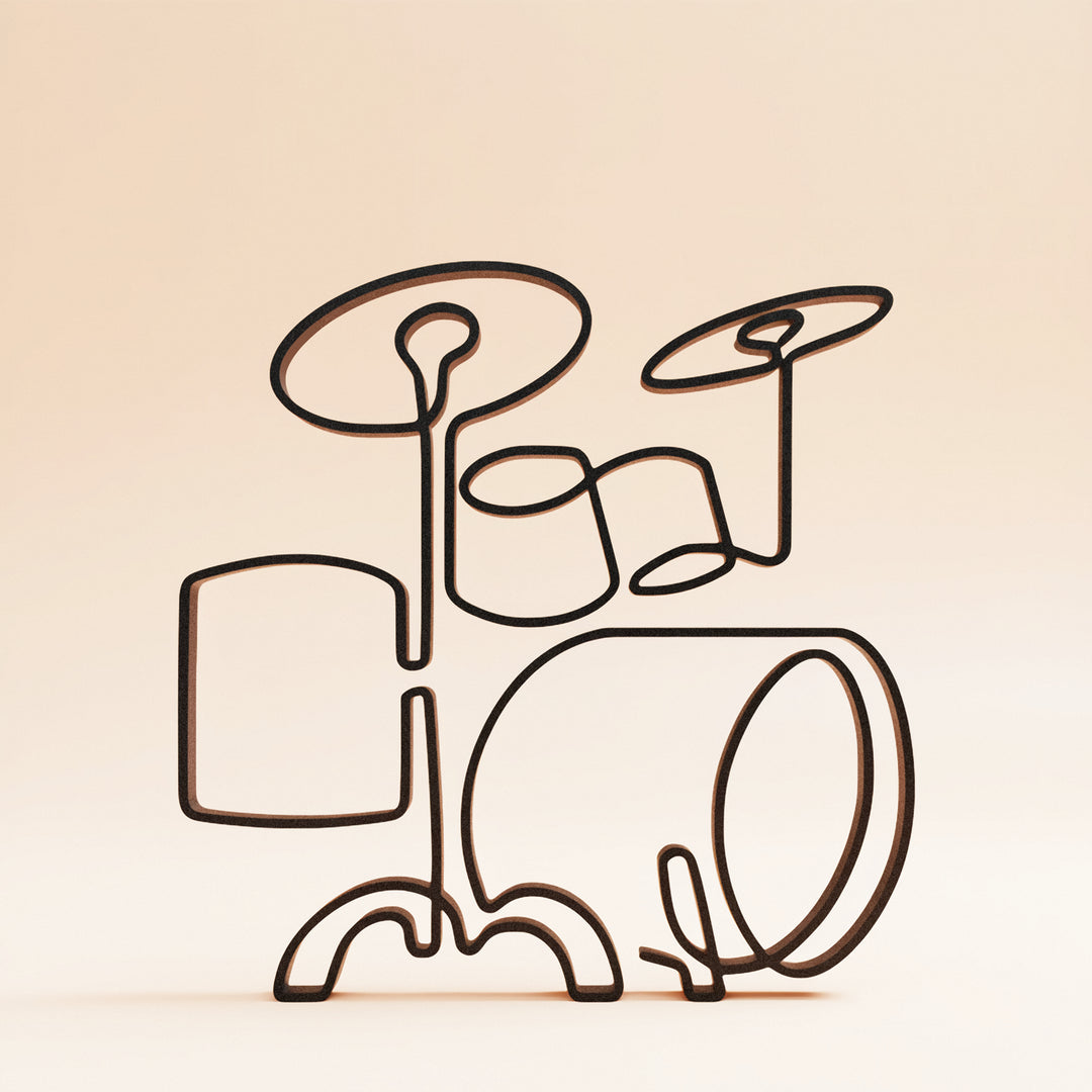 Music - Line Art Sculptures