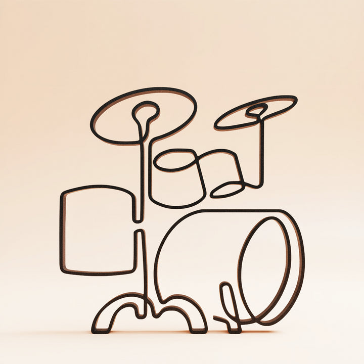 Music - Line Art Sculptures