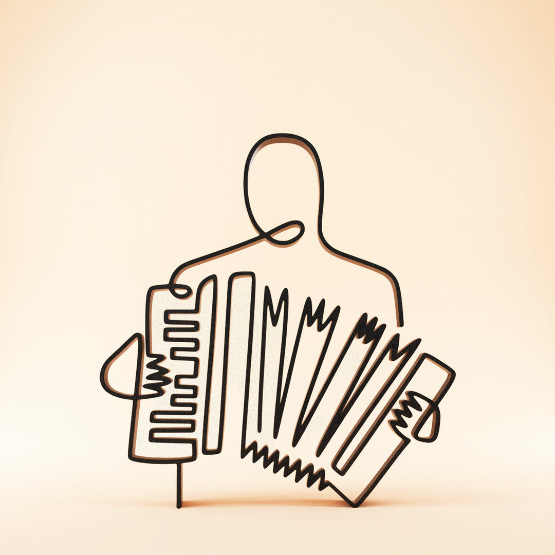 Music - Line Art Sculptures