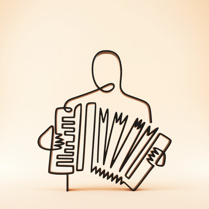 Music - Line Art Sculptures