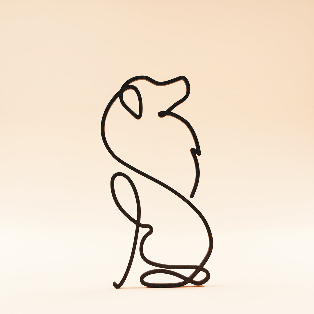 Dog Breeds - Line Art Sculptures