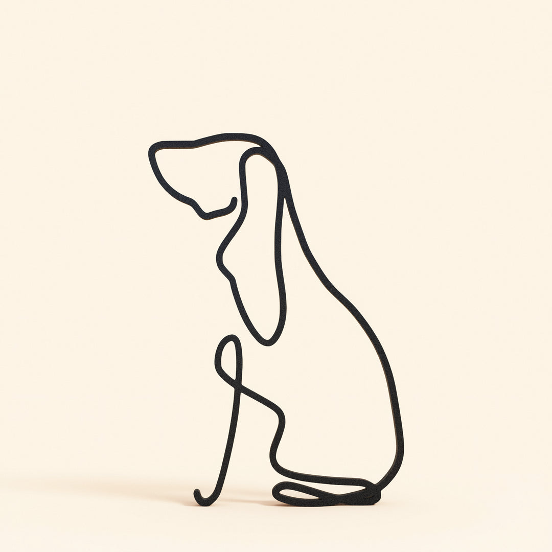 Dog Breeds - Line Art Sculptures