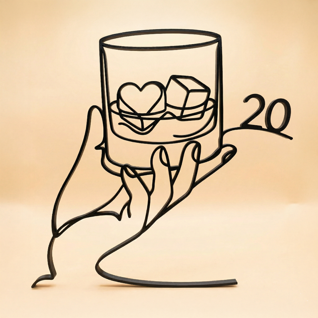 Gent's Birthday (20-99) - Line Art Sculptures