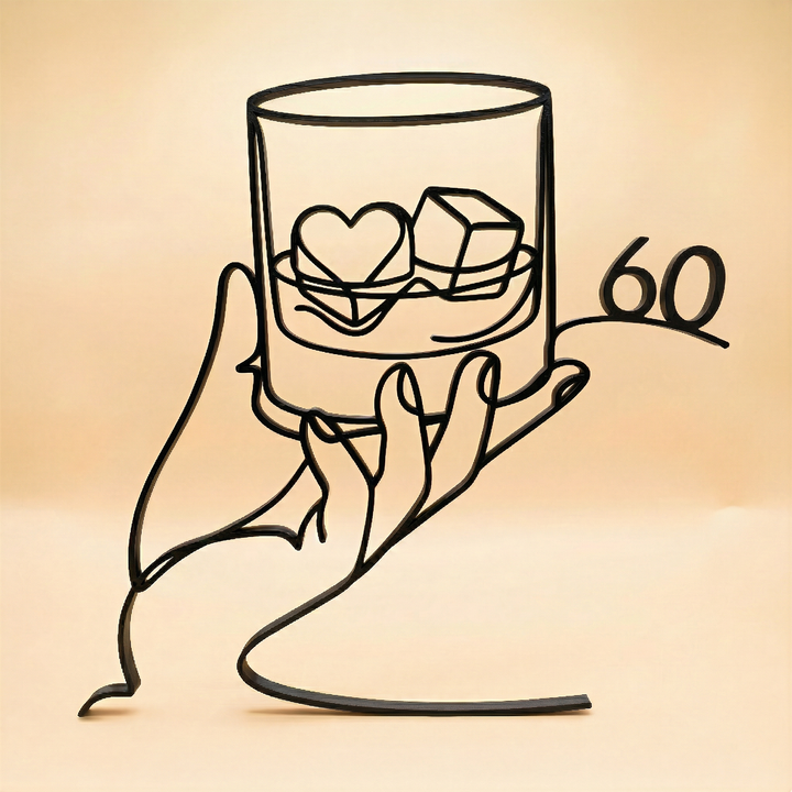 Gent's Birthday (20-99) - Line Art Sculptures