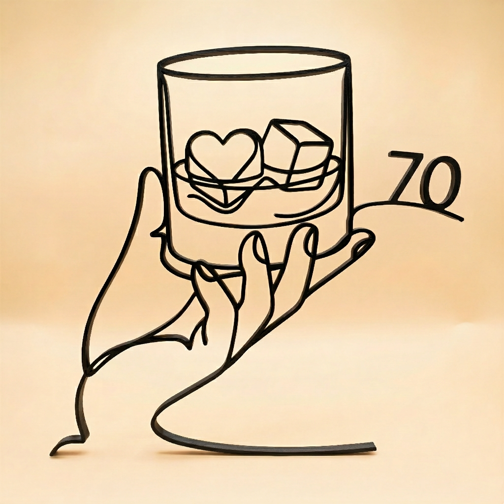 Gent's Birthday (20-99) - Line Art Sculptures