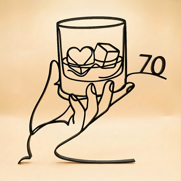 Gent's Birthday (20-99) - Line Art Sculptures