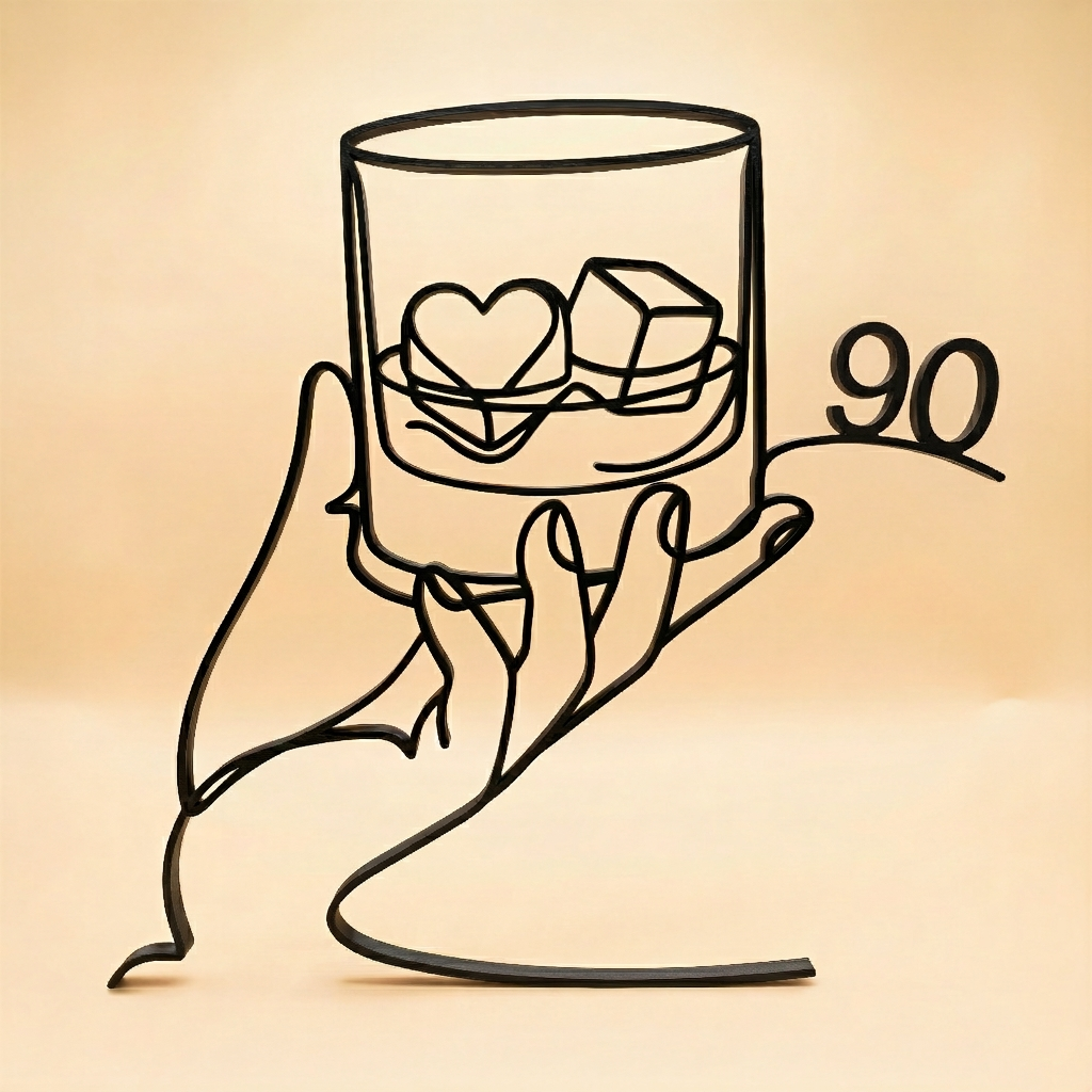 Gent's Birthday (20-99) - Line Art Sculptures