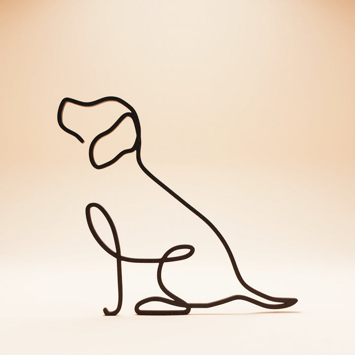 Dog Breeds - Line Art Sculptures