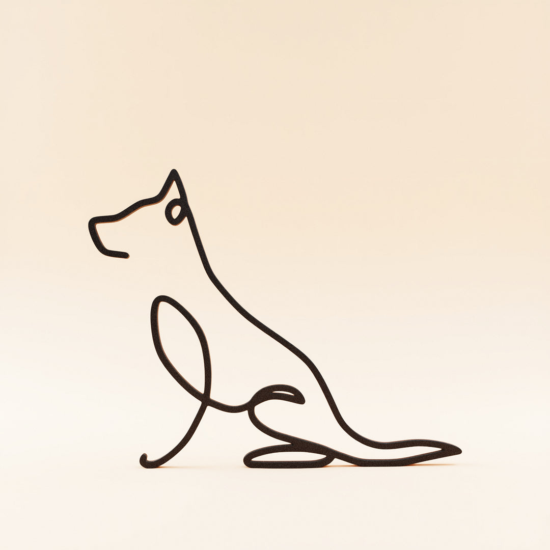 Dog Breeds - Line Art Sculptures