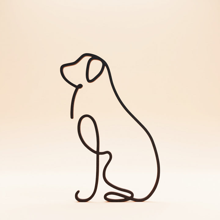 Dog Breeds - Line Art Sculptures