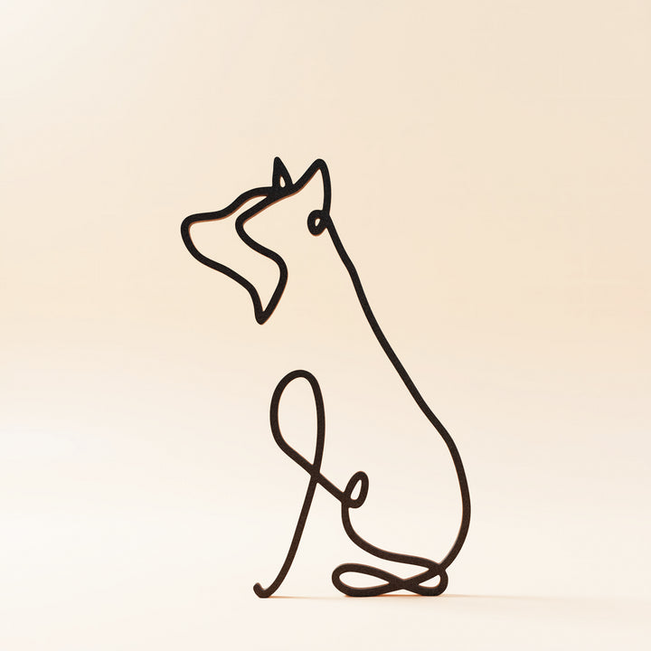Dog Breeds - Line Art Sculptures