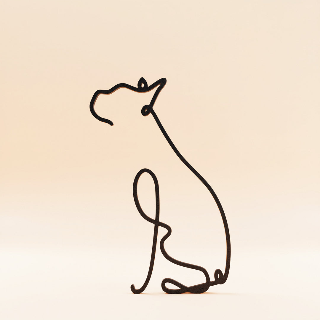 Dog Breeds - Line Art Sculptures