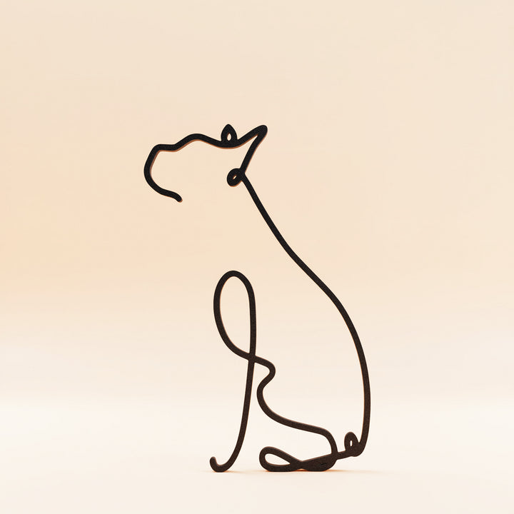Dog Breeds - Line Art Sculptures