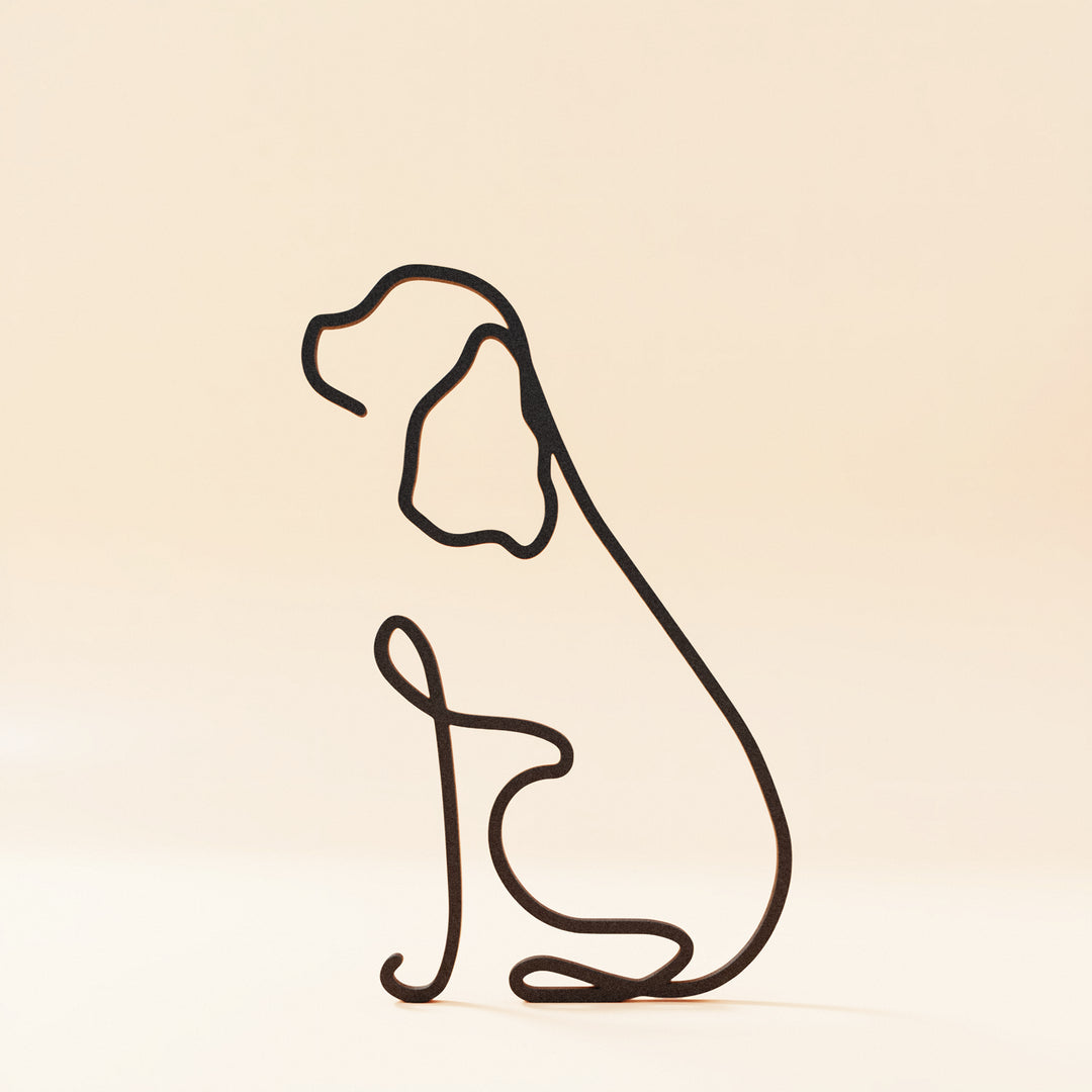 Dog Breeds - Line Art Sculptures