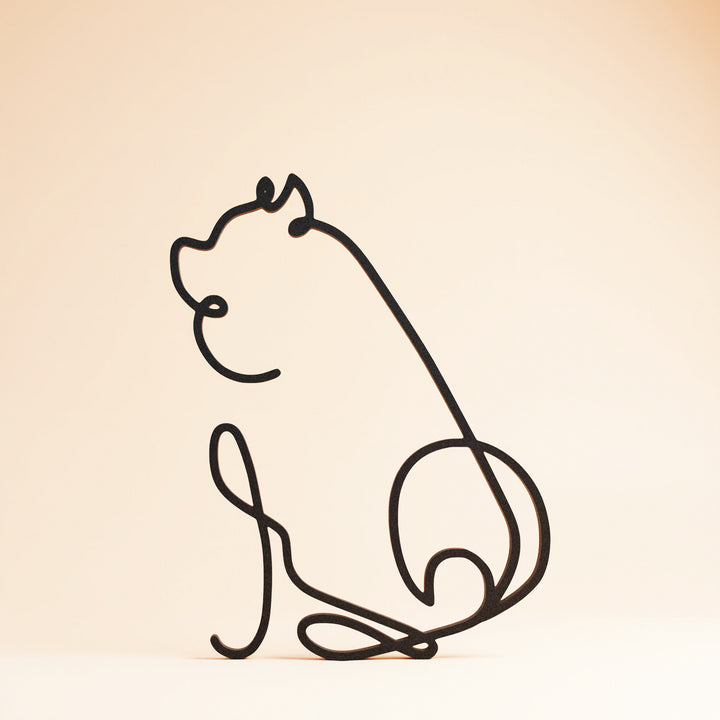 Dog Breeds - Line Art Sculptures