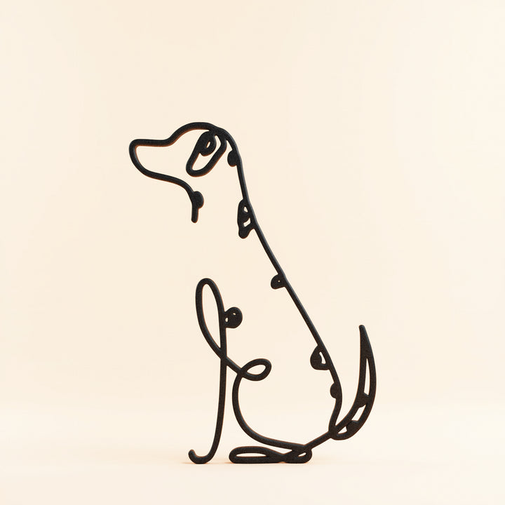 Dog Breeds - Line Art Sculptures
