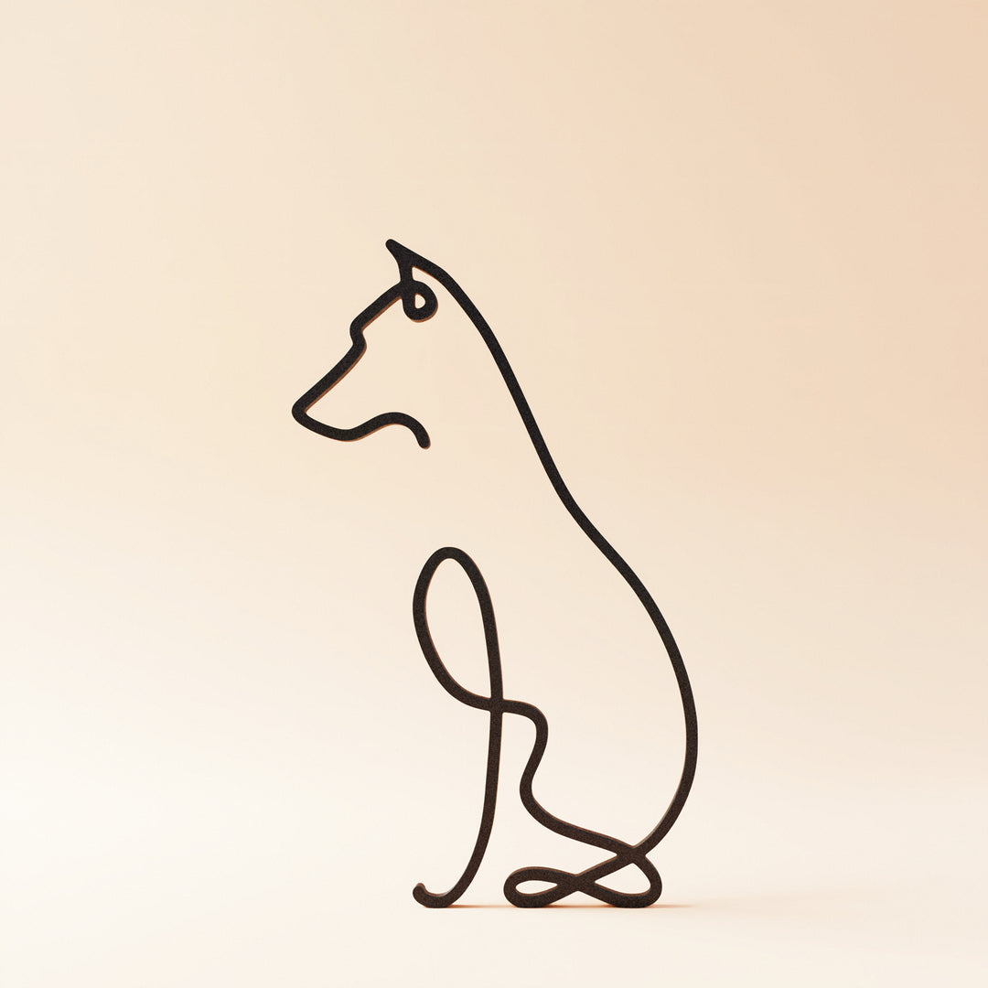 Dog Breeds - Line Art Sculptures