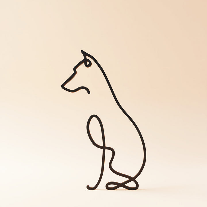 Dog Breeds - Line Art Sculptures