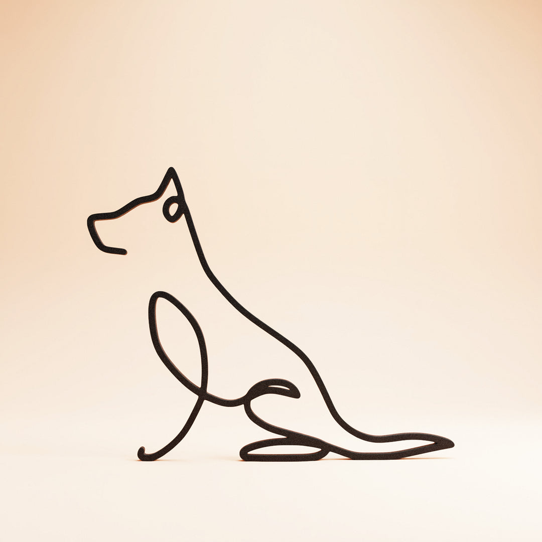Dog Breeds - Line Art Sculptures