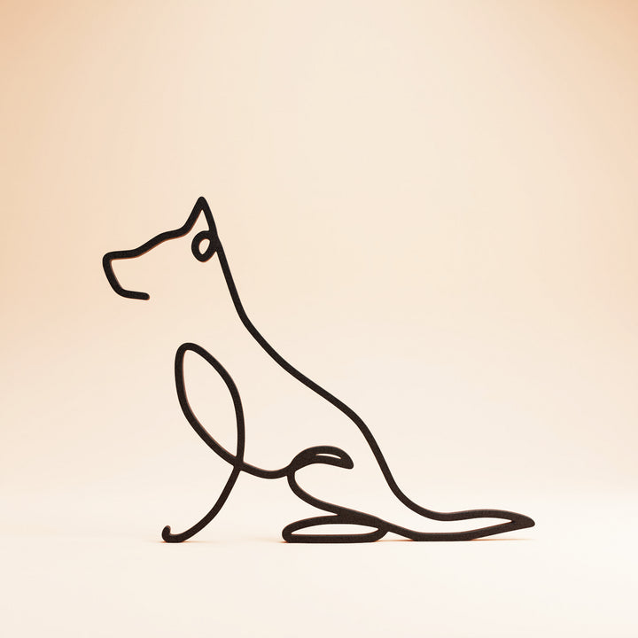 Dog Breeds - Line Art Sculptures