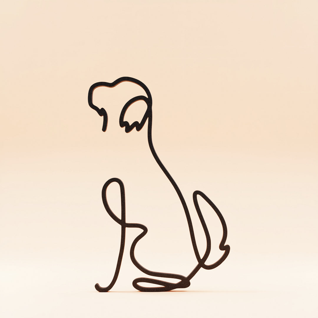 Dog Breeds - Line Art Sculptures