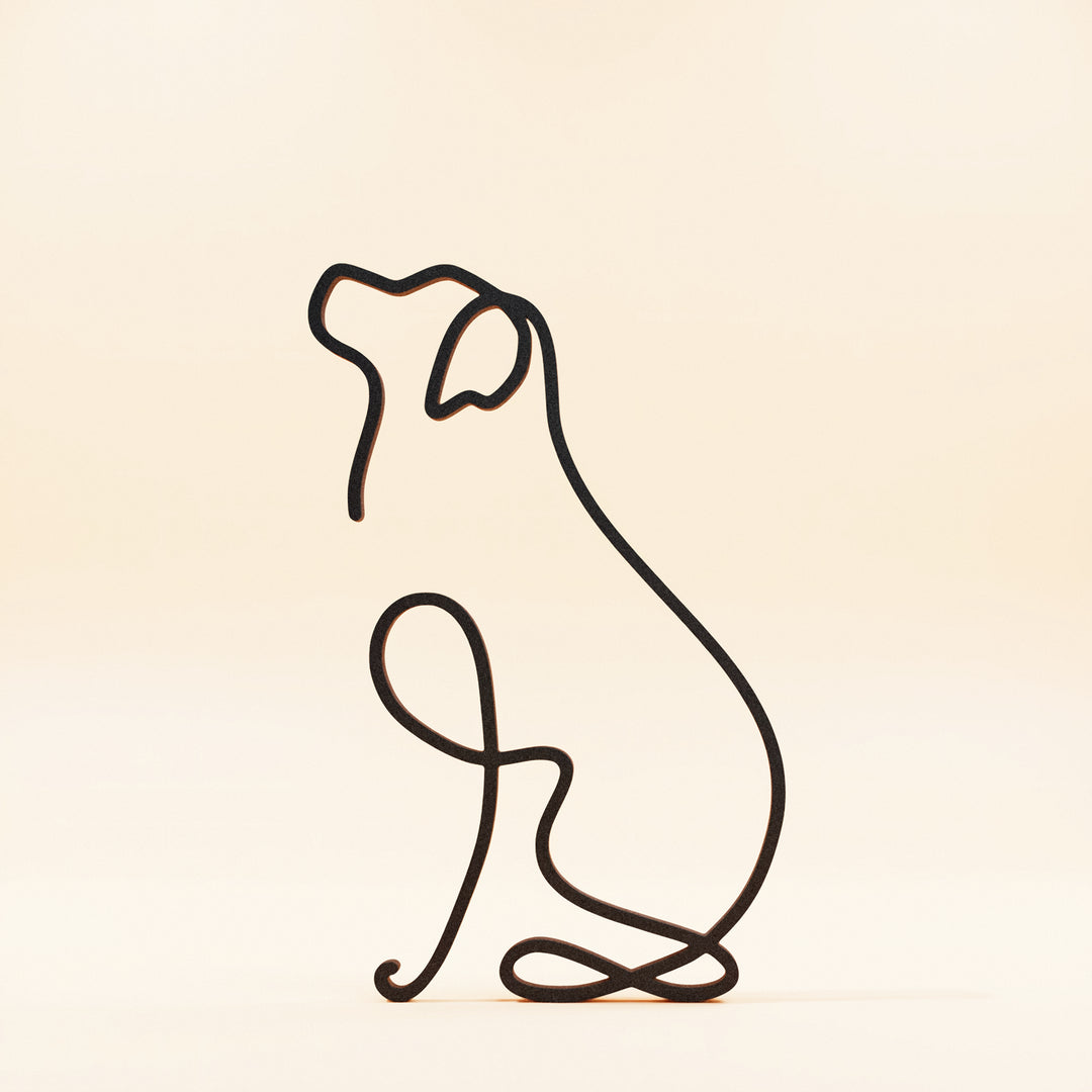 Dog Breeds - Line Art Sculptures