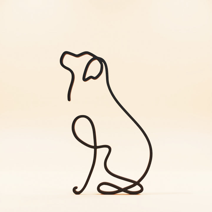 Dog Breeds - Line Art Sculptures