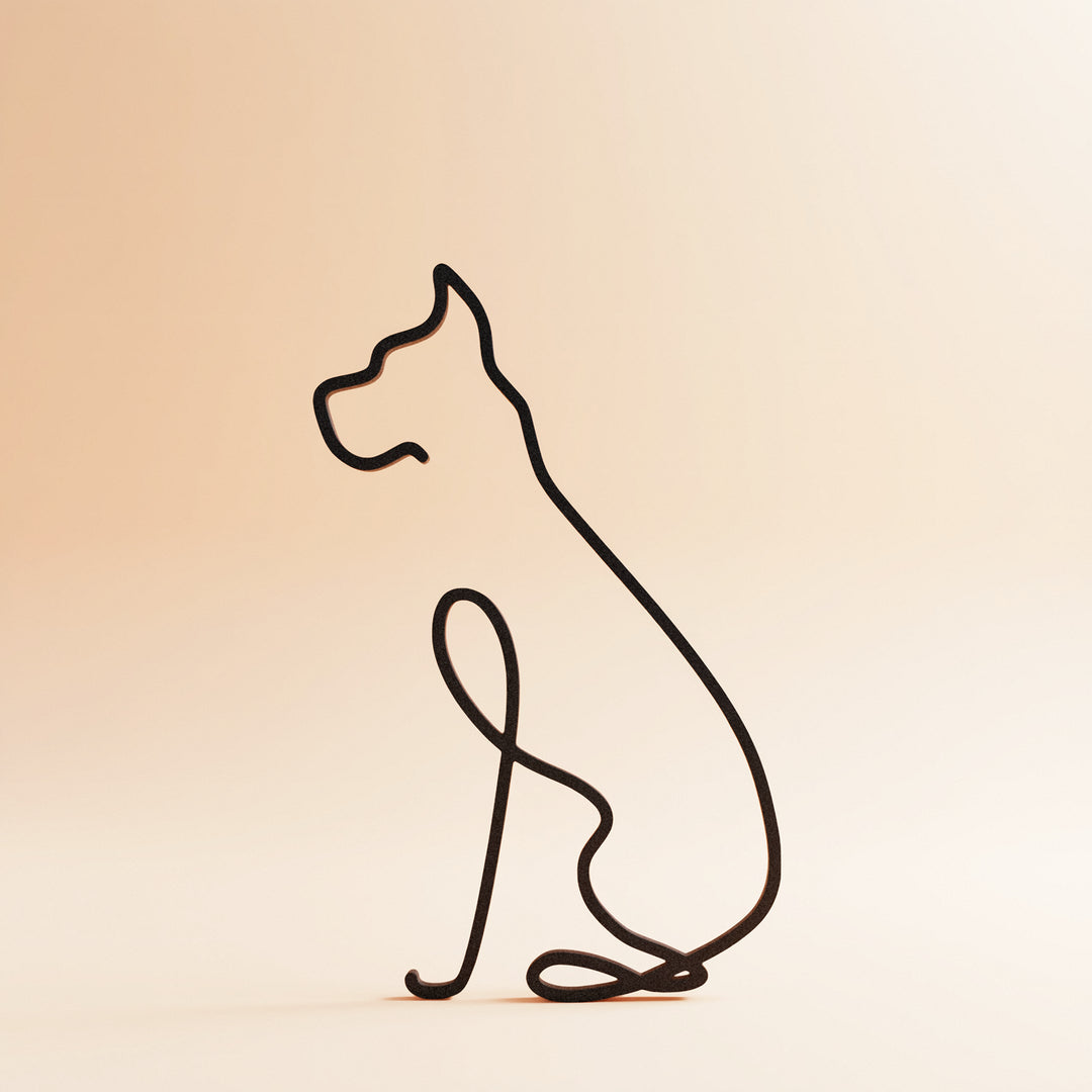 Dog Breeds - Line Art Sculptures
