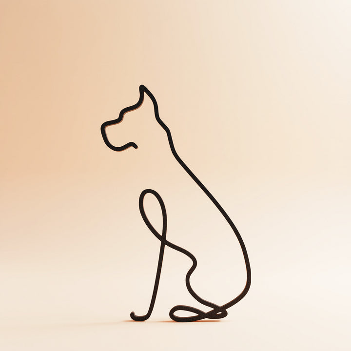 Dog Breeds - Line Art Sculptures