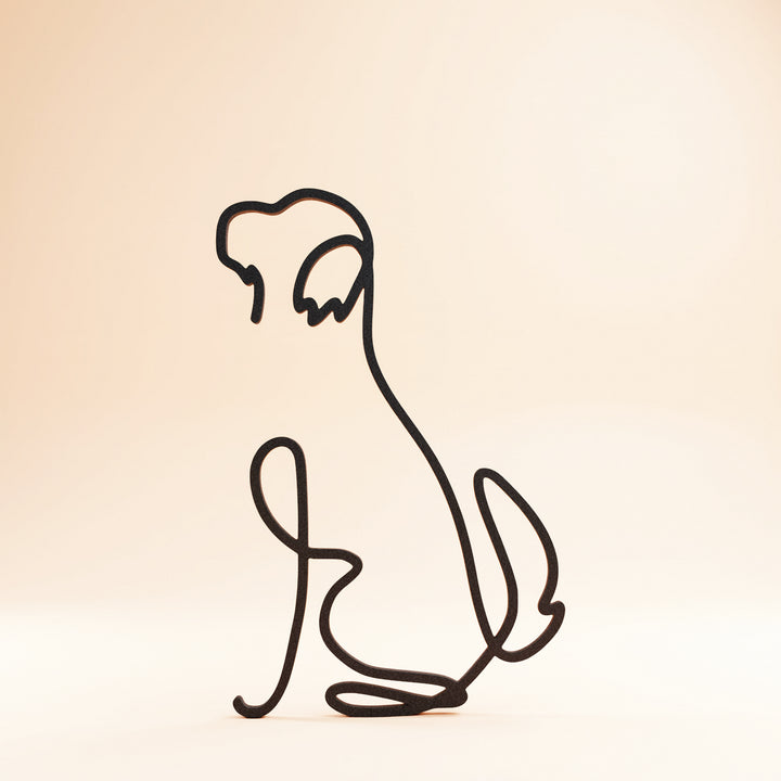 Dog Breeds - Line Art Sculptures